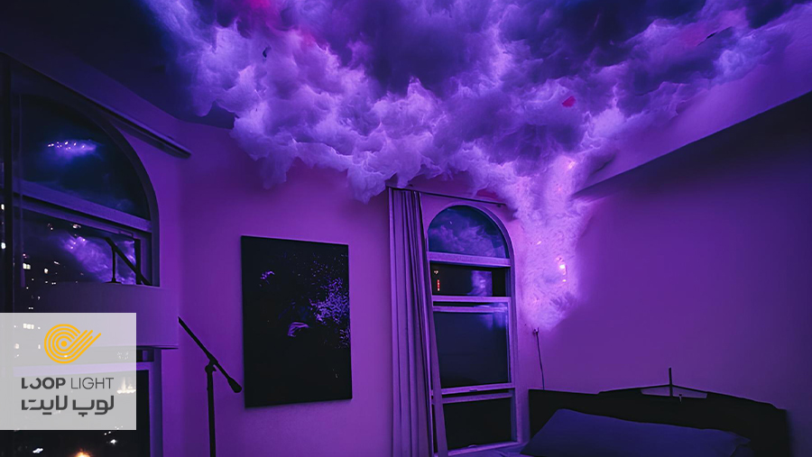 استفاده ترکیبی از پنبه و ریسه بنفش برای اتاق