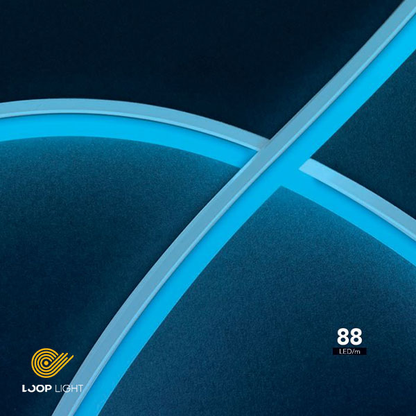 ریسه220 ولت RGBcurve تراکم 88 با روکش سیلیکونی