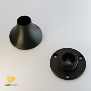 پایه آلومینیومی نصب ریسه سیلیکون 360 برای دیوار و سقف