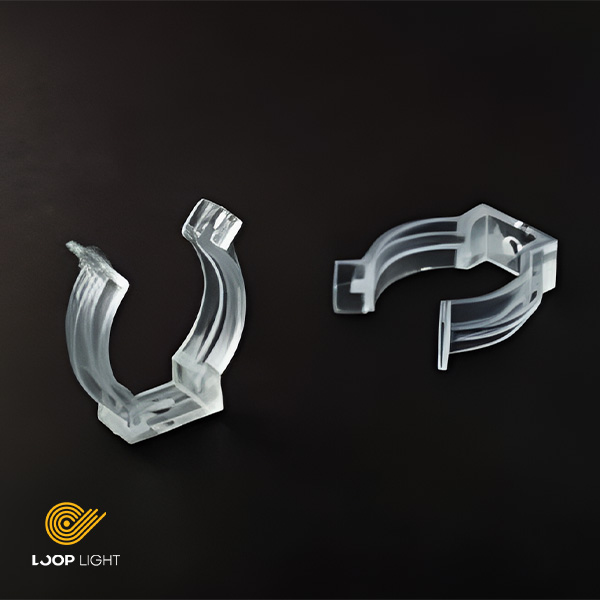 گیره و بست نصب دیواری ریسه سیلیکون 360